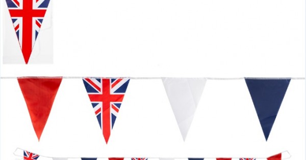 Union Jack Triangle Flag Bunting