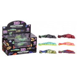 3D Printed Crocodile 17cm Assortment (12ct) RRP £2.99 3D Printed Crocodile 17cm Assortment (12ct) RRP £2.99