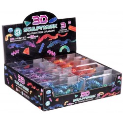 3D Printed Dragons in Clear Box (12ct) RRP £4.99