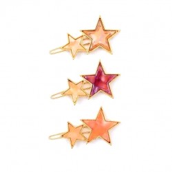 Star Motiff Hairslide 5cm - (8583) (3ct) RRP £2.49