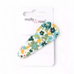 Floral Fabric Sleepies / Hair Clips (ACC8360) (6ct) RRP £1.59