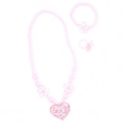 Heart Ring, Bracelet and Necklace (3ct) RRP (3004) £3.99