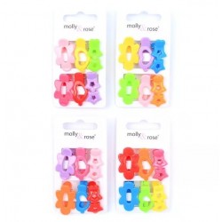 Brightly Coloured Assorted Clips (8ct) RRP (8535) £1.99