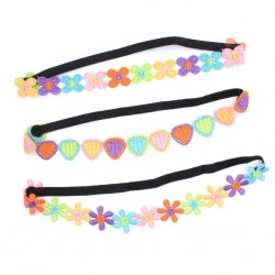 Colourful Embroidered Elastic Bandeau (6ct) RRP (8639) £1.99