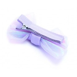Shiny Fabric Bow Clips 5cm (6ct) (ACC8570) RRP £2.49