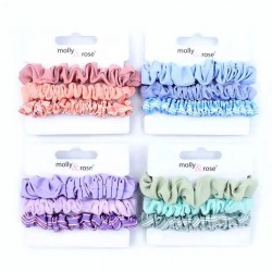 Scrunchies 5.5cm in Assorted Styles (4ct) (ACC8750) RRP £2.49