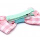 Gingham Hair Bow on Clip 5cm (ACC8664) (4ct) RRP £1.99