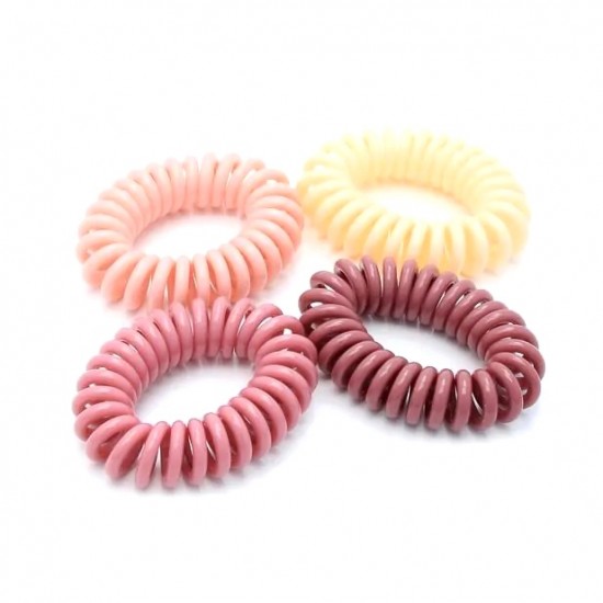 Telephone Elastics (Set of 4, 9mm, Neutral) - ACC8781 (6ct) RRP £1.49