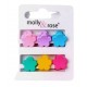 Flower Mini Hair Clamps (Set of 6) - ACC8201 (6ct) rrp £1.99