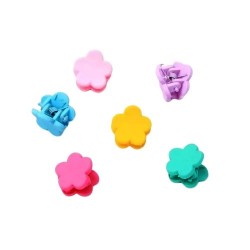 Flower Mini Hair Clamps (Set of 6) - ACC8201 (6ct) rrp £1.99