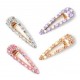 Coloured Gemstone 7cm Hair Clip (8578) (8ct) RRP £2.49