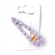 Coloured Gemstone 7cm Hair Clip (8578) (8ct) RRP £2.49