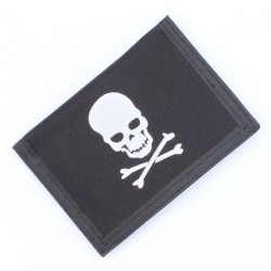 Skull and Crossbones 12x9cm Wallet (8662) (6ct) RRP £2.99