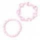 Pink Beaded Bracelets - Set of 2 (ACC2029) (6ct) RRP £2.99