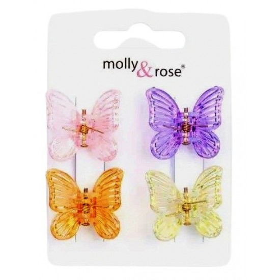 Butterfly Mini Clamps - Set of 4 (ACC9280) (6ct) RRP £1.99