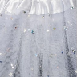 Child's Net Tutu - White with Stars (5035) (3ct) RRP £7.99