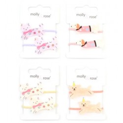 Animal Hair Elastics - Set of 2 (9300) (8ct) RRP £1.99