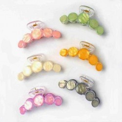 Marble Effect Hair Clips 9cm - 8403 (6ct) RRP £3.99