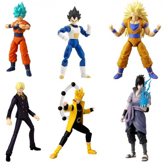 Anime Heroes 6" Action Figure Assortment (6ct) RRP £19.99