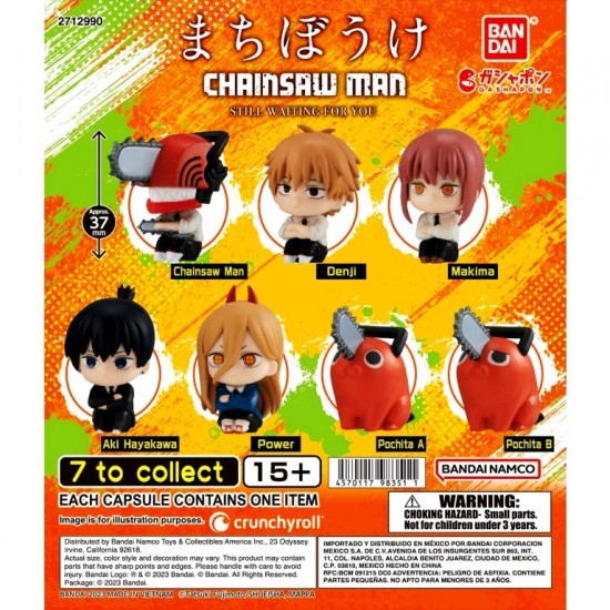 Chainsaw Man Machiboke Gashapon Capsules (24ct) RRP £5.99