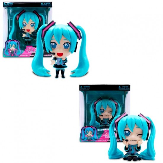 Hatsune Miku Vinyl Figure Assortment (6ct) RRP £12.99 Hatsune Miku Vinyl Figure Assortment (6ct) RRP £12.99