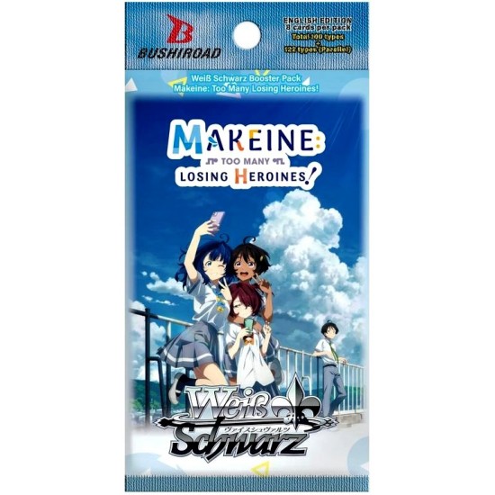 Weiß Schwarz - Makeine: Too Many Losing Heroines Booster CDU (12ct) RRP £4.49 Weiß Schwarz - Makeine: Too Many Losing Heroines Booster CDU (12ct) RRP £4.49