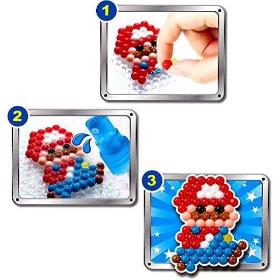 Couldn't find Sonic in aquabeads, so we made one!(based on perler beads  one) : r/SonicTheHedgehog