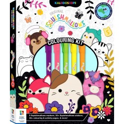 Squishmallows Colouring Kit with Marker Pens & Stickers RRP £7.99 (AVAILABLE JUNE 2024)