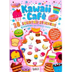 Kawaii Cafe Puffy Scented Sticker Book RRP £4.99
