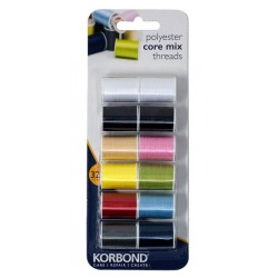 Korbond 12-piece Core Thread Selection (110781) (4ct) RRP £2.99