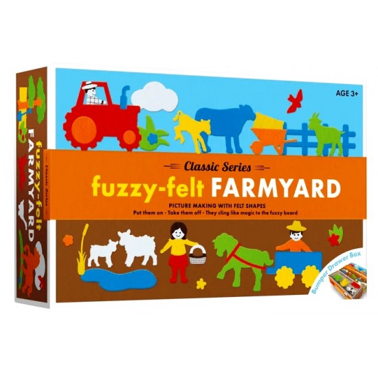 Fuzzy Felt Farmyard Classic Box (6ct) RRP £15.99