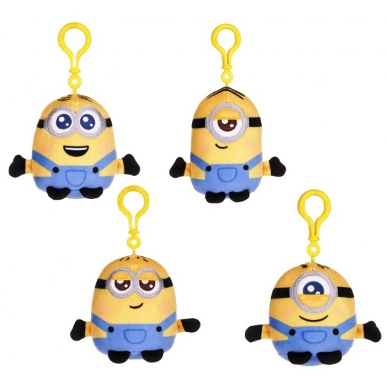 Minions Movie Blind Box Mini Plush Bag Clip Assortment in CDU (9ct) RRP £8.99