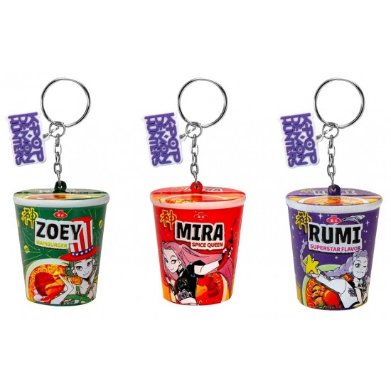 KPop Demon Hunters Standard Squishy Keychains (12ct) RRP £4.99 KPop Demon Hunters Standard Squishy Keychains (12ct) RRP £4.99