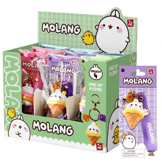 Molang Snack Time Keychain & Strap (9ct) RRP £7.99