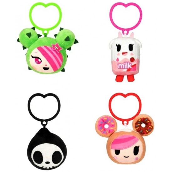 Tokidoki Bag Clip 4-inch Plush in CDU (6ct) RRP £6.99