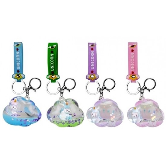 Mochi Pop! Kawaii Charm Keyring with Strap - Cloud (12ct) RRP £2.99