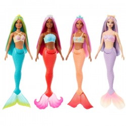 Barbie Core Mermaids Assortment (HRR02) (6ct) RRP £13.99