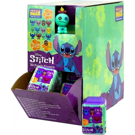 Stitch Puzzle Palz 3D Eraser Blind Bags (30ct) RRP £2.49