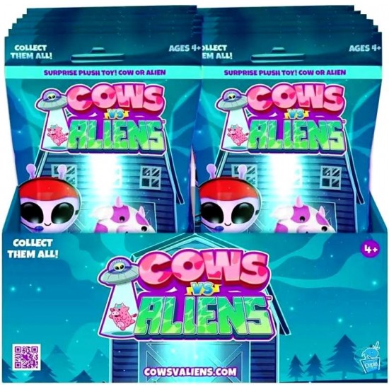 Cows vs Aliens Mystery Plush in CDU (12ct) RRP £5.99