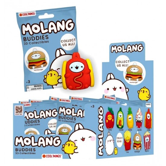 Molang Buddies Figure Blind Bags CDU (36ct) RRP £2.99