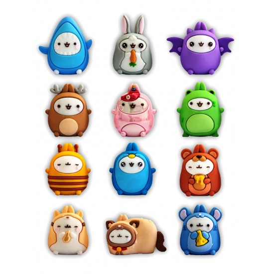Molang Pajanimals Figure Blind Bags CDU (36ct) RRP £2.99