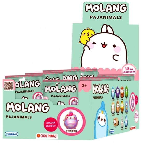 Molang Pajanimals Figure Blind Bags CDU (36ct) RRP £2.99