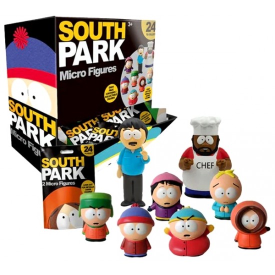 South Park Micro Figure Blind Bags in CDU (24ct) RRP £5.99 South Park Micro Figure Blind Bags in CDU (24ct) RRP £5.99