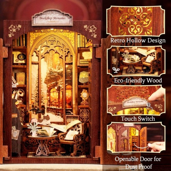 Book Nook Bookshop Memories DIY Kit RRP £26.99