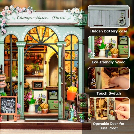 Book Nook Champs-Elysees Florist DIY Kit RRP £34.99