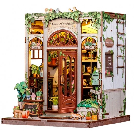 Book Nook Green Life Bookshop DIY Kit RRP £34.99