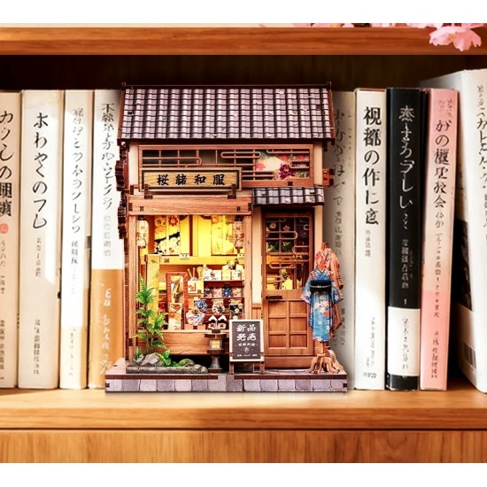 Book Nook Sakura O Kimono Shop DIY Kit RRP £34.99