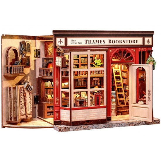 Book Nook Thames Bookstore DIY Kit RRP £39.99