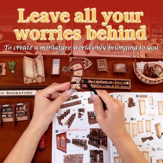 Book Nook Thames Bookstore DIY Kit RRP £39.99