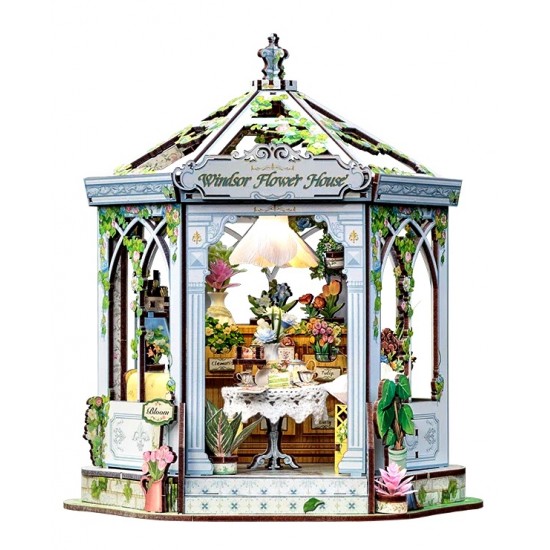 Book Nook Windsor Flower House DIY Kit RRP £37.99